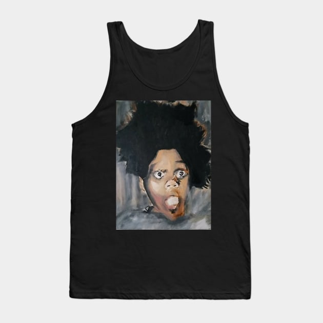 Buckwheat Tank Top by Mike Nesloney Art